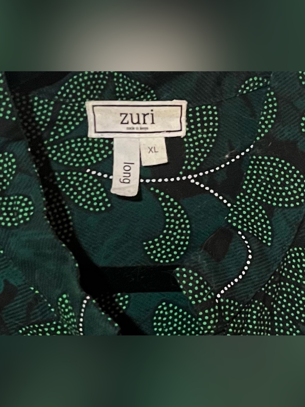 Zuri Verdant Green Botanical Dress - Picture 3 of 4